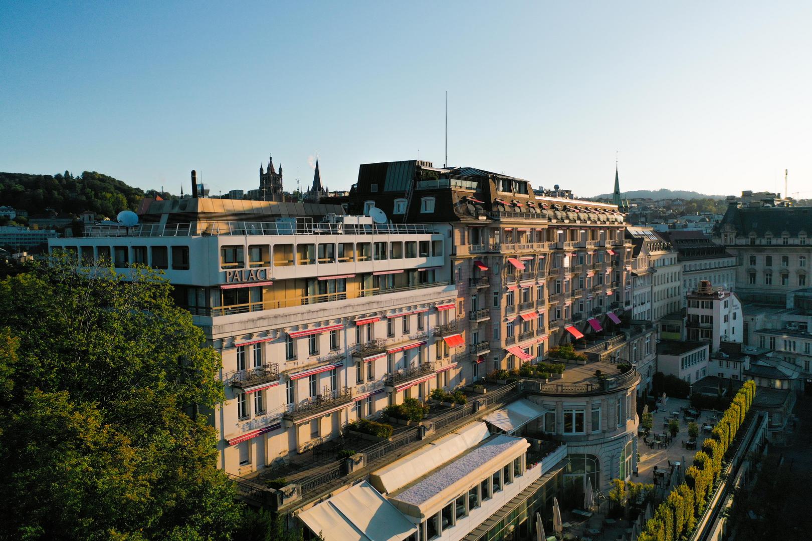 Lausanne Palace vue de haut